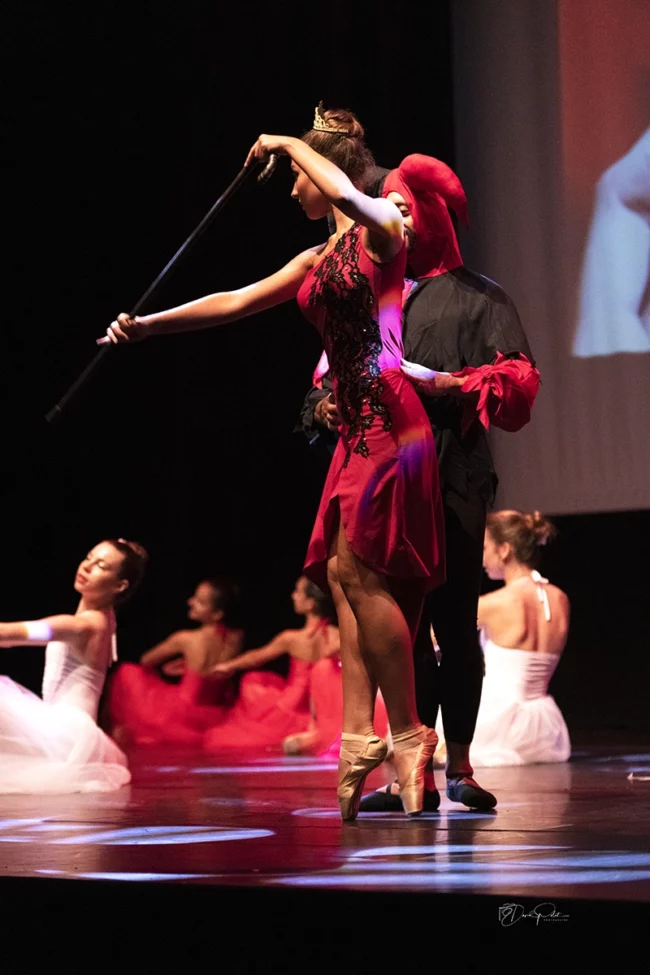 Elisa Cochet éblouit sur scène en reine avec un costume somptueux