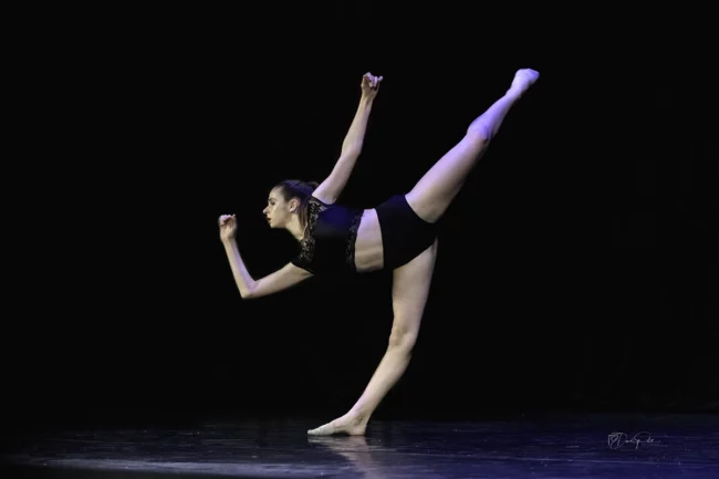 lucille polet impressionne jury avec sa prestation modern jazz niveau 4