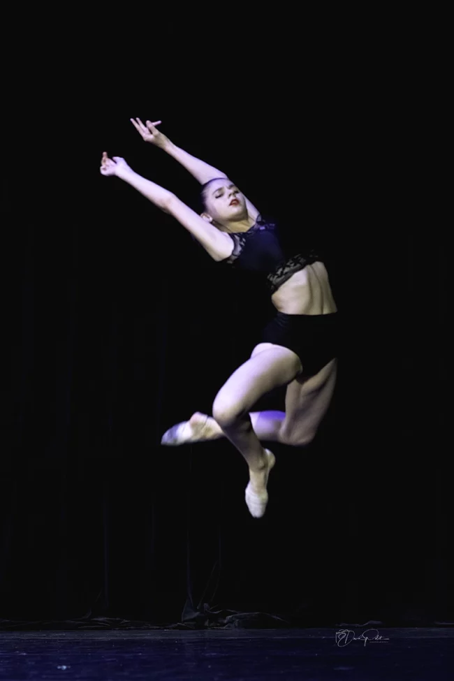 performance impressionnante lucille polet modern jazz catégorie niveau 4