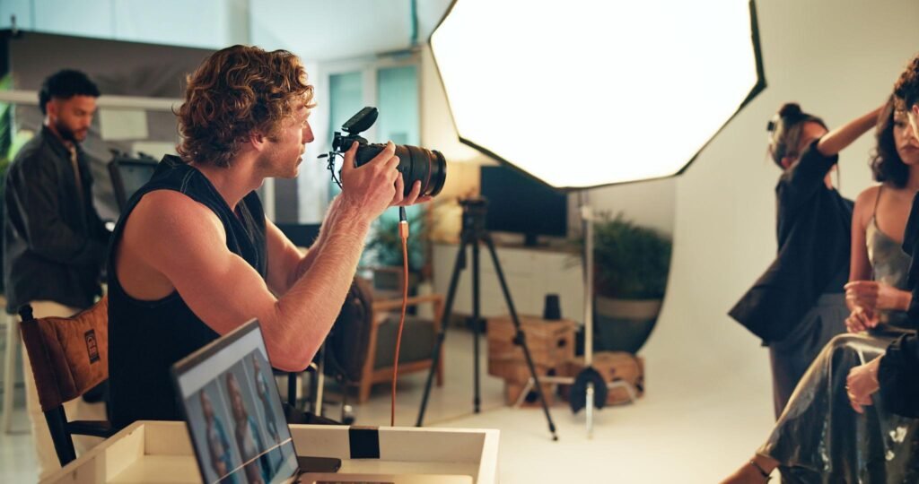 shooting photo studio villeneuve-loubet photographe dirige modele