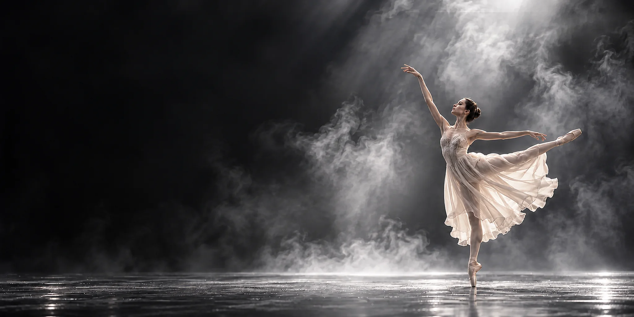Danseuse classique en arabesque – photographe de danse à Villeneuve-Loubet